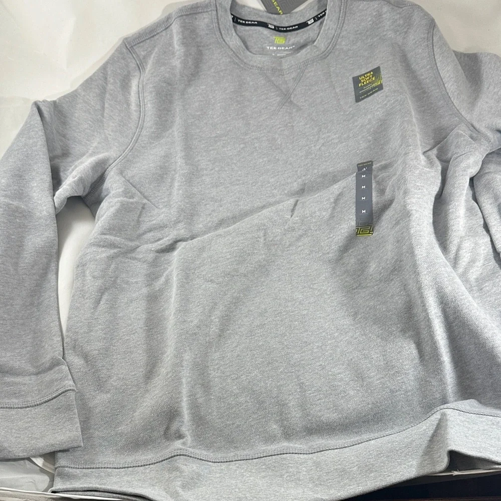 Tek Gear Heather Gray Fleece Pullover - Picture 2 of 5